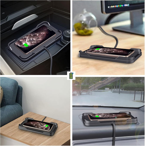 POLMXS 15W 11/12/12/14/15 S21/S22/S23/24 (C12Y) Wireless Charger Car Charging pad, Fast Wireless Phone Charger Cell