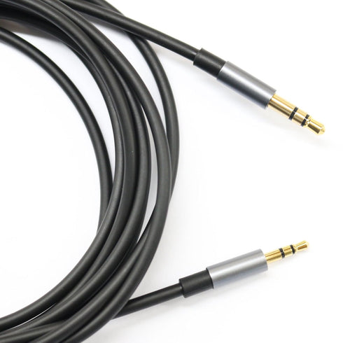 Black 3ft Gold Plated Design 3.5mm Male to 2.5mm Male Car Auxiliary Audio Cable for Apple, Android, Tablet