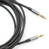 Black 3ft Gold Plated Design 3.5mm Male to 2.5mm Male Car Auxiliary Audio Cable for Apple, Android, Tablet