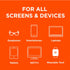 WHOOSH! Screen Cleaner Spray and Wipe - 1 fl oz + Microfiber Cloth - Travel Size Electronic Cleaner Kit for Car,