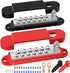 RVBOATPAT Power Distribution Block 12V 150A 1/4" Stud Marine Bus Bar 12