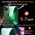3+3 Pack Privacy Screen Protector for iPhone 13 Pro Max 6.7-Inch with 3 Pack Camera Lens Protector, Anti Spy Tempered
