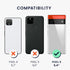 kwmobile Case Compatible with Google Pixel 6, Soft Slim Protective TPU Silicone Cover - Arctic Night