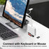 Denlane 3 SD Card Reader for iPhone iPad Mac, USB C and Lightning Dual Interface Memory Card Reader, Digital Camera