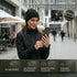 Vislla Mini Microphone for iPhone & Android, Furry Windscreen, Noise Cancelling Wireless Lavalier Microphone,Clip On