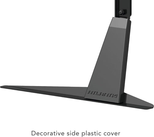 Atlantic 42" 66 lbs, 63607103 Table Top TV Stand - Universal Adjustable Table Top TV Stand, Adjust Height, Base Mount