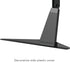 Atlantic 42" 66 lbs, 63607103 Table Top TV Stand - Universal Adjustable Table Top TV Stand, Adjust Height, Base Mount
