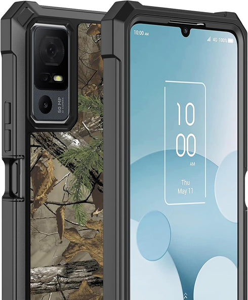 Ailiber Case for TCL 505 Phone, Jitterbug Smart 4/TCL 40 T/TCL 40XL with Screen Protector, Heavy Duty Silicone