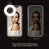 Macro Lens for iPhone and Android with Mini Clip Ring Light - Portable Rechargeable Dimming for Smartphone Photography