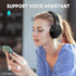 TUINYO Wireless Headphones, Noise Cancelling Over Ear Bluetooth Headphones with 60H Playtime, Black
