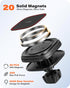APPS2Car for MagSafe Car Mount, Dashboard & Windshield Suction Cup Holder with Telescopic Arm, Magnetic Phone Holder
