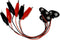 Corpco Dual Alligator Clips Cable to 9v Battery Snap Connector (Pack of 3)