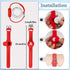 Waterproof AirTag Bracelet for Kids, Personalized Initial Letter AirTag Hidden Holder Compatible with Apple Air Tag, Silicone Airtag Case Adjustable Anti-Lost GPS Tracker for Toddler Child Elder, A