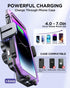 JOYROOM Wireless Car Charger, 15W Qi Fast Charging Car Charger Phone Holder, Auto-Clamping for iPhone 15 Pro Max