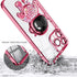 NGB Supremacy Liquid Floating Glitter Case for iPhone 11 Pro Max, 6.5 inch, Astronaut Rose Gold with Tempered Glass