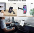 OHLPRO Car Tablet Holder, Heavy Duty Drill Base, Compatible with iPad Samsung Tab 5"-13" for Truck/Business Vehicle