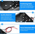 SDTC Tech 2-Pack 1 1.5V Slot D Cell Battery Holder D Size Battery Case Box with Wire Leads