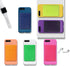 Weewooday 6 Pieces Phone Card Pocket Holder, PU Leather Cell Phone Card Pocket for Back of Phone