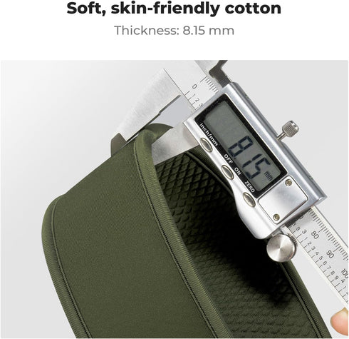 Adjustable Soft Neoprene Camera Neck Strap with Zipped Pockets for Photographers
