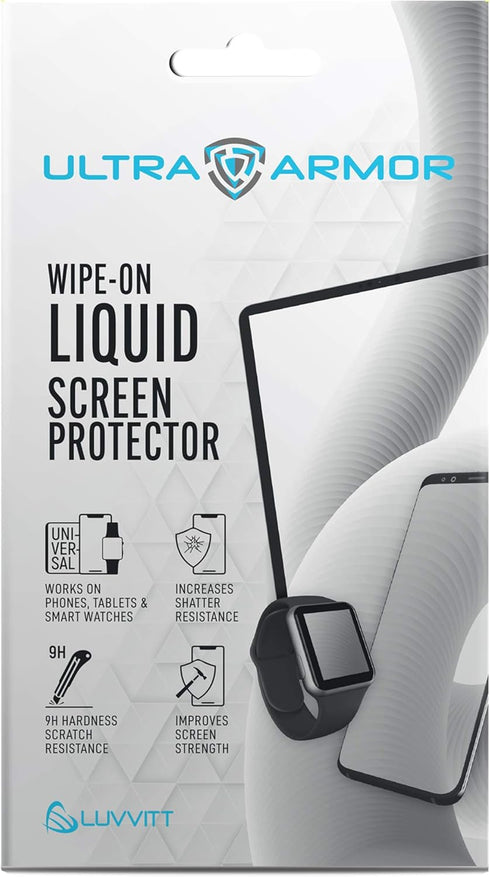 Liquid Glass Screen Protector - Wipe On Nano Protection for All Smartphones, Tablets, and Watches