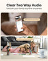 ZOSI C518 4MP Monitor,2.4G/5G Detection,2 Indoor Pan/Tilt Smart Home Security Camera for Pet Dog Baby Dual-Band Plug