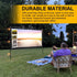 Zornaveli 4K 60"|72"|84"|100"|120"|150" (100 INCH) Projector Screen, HD Home Movie Projection Screen, Anti-Crease