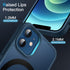 JETech iPhone 12 Mini Case 5.4" - Slim Shockproof MagSafe Compatible Cover with Translucent Matte Back (Blue)