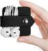 Headphone Case Cord Organizer | Earbuds Holder | Black Earphones Case Wrap Winder