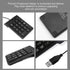 DFCROMI 10 Numeric Keypad for Laptop, Key USB Keypad, Portable Ultra Slim Mini Numpad External Numbers Keyboard Pad