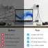 Minthouz 67W 3-Port 17/16/15, S25/S24, 3.9FT GaN Charger, Fast Charging Power Adapter with Type-C & USB-A, for iPhone