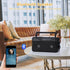 Portable AM FM Shortwave Radio with Bluetooth Speaker, 3X D Cell Batteries or AC Power, Loud Speaker