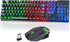 CHONCHOW Wireless Keyboard and Mouse Combo - 2.4G Rechargeable USB Rainbow LED Backlit