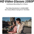 Tangxi 1080P Camera Glasses, HD Video Camera Sunglasses for Men Women, Anti Shake & Wide Angle Lens Action Camera
