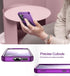 WeLoveCase Galaxy S23 5G Heavy Duty Protection, Hybrid Shockproof TPU Bumper, Full Body Cover - 6.1 Inch, Purple