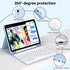 New Keyboard Case for iPad 10th Generation 2022 10.9 Inch, Smart Case with Detachable Wireless Bluetooth Keyboard, Soft
