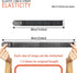 Elastic Hook and Loop Fastening Cable Strap, 12" 18" 24" (6 Pack) Silicone Anti-Slip Straps for Cable Organization