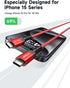 JSAUX 100W USB C to USB C Cable (2-Pack 6.6FT) - Fast Charging Cord for iPhone 15 Pro Max, Samsung S24, MacBook Pro/Air.