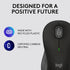 Logitech Signature M550 L Full Size Wireless Mouse, Silent Clicks, Bluetooth, Multi-Device Compatibility, Black