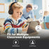 AILIHEN I35 Kids Headphones, Foldable On-Ear, 93dB Safe Volume, HD Mic, 3.5mm Wired for Chromebook, Laptop, Tablet