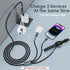 2026,Multi 10-2/iPhone 17-11/Samsung S25,for Cables-4FT Airplane Travel Essentials Charging Cable for Apple Watch