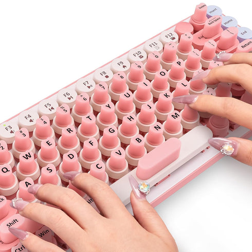 70PCS Raised Keyboard Stickers for Long Nails, Universal Nail Art Keyboard Bubbles, Self-Adhesive Keyboards for Long