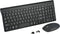 Wireless Keyboard and Mouse Combo - Full Size Type C Keyboard with USB C & USB A Receiver