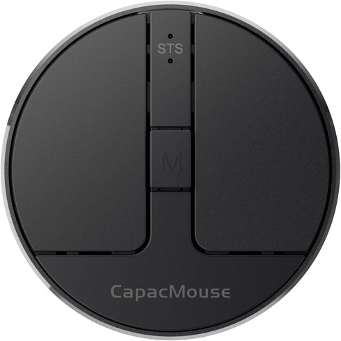 Stylish Mini Round Mouse with Pressure Sensing Reel, Ultra Portable Wireless Connectivity: Wired, 2.4G, Dual Bluetooth,