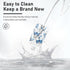 Cute Cable Protector for iPhone Apple Charger, Clear Pretty Butterfly Design, Data Cable USB Case Cord Saver for iPhone