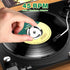 Facmogu 45 RPM Record Adapter, 7 Inch Vinyl Solid Aluminum Adapter for Turntables