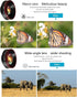 Phone Camera Lens Kit 10 in 1 for iPhone, Samsung, Android, 22X Telephoto, 0.62X Wide Angle, Macro, Black