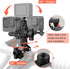 Bike Motorcycle Handlebar Action Camera Mount Holder for Gopro Insta360 AKASO Mevo Start DJI Action cameras, Super Clamp Bracket with Magic Arm 1/4" Thread for Monitor/DSLR/Lights/Pole Tube