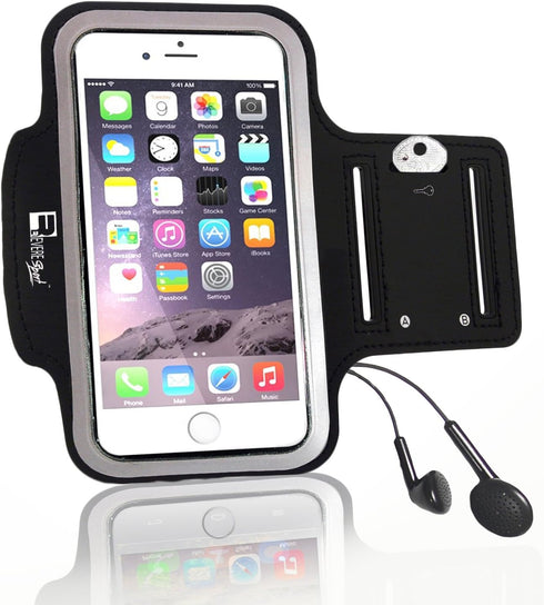 RevereSport Running Armband for iPhone SE 2020/SE 2022 with Fingerprint ID Access, Sports Phone Holder