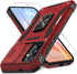 DEERLAMN for Samsung Galaxy S24+ Plus Case, Military Grade Shockproof Protective Cover with Slide Camera Cover + Screen