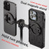 SHINEWEE 360 Stand,1/4" Dual Magnetic Ring Phone Mount - Foldable Rotation CNC Aluminum Screw,Cold Shoe Interface